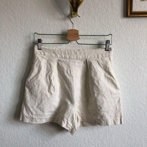 Bonpoint Spring 17 Linen Cotton Pleated Pocket Sho - Picture 4 of 7